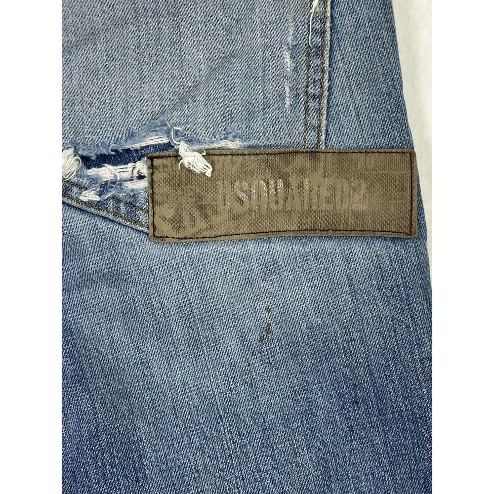 Dsquared2 Distressed Denim Shorts Men's 31 Made in Italy Ripped Jean Cutoff - Picture 5 of 9